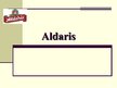 Prezentācija 'A/s "Aldaris"', 1.