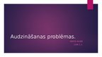 Prezentācija 'Audzināšanas problēmas', 1.