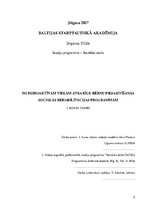 Referāts 'No psihoaktīvām vielām atkarīgu bērnu piesaistīšanās sociālās rehabilitācijas pr', 2.