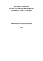 Konspekts 'Medikamentu farmakoloģiskā mijiedarbība', 1.