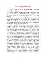 Referāts 'Remarka romāns "Melnais obelisks"', 3.