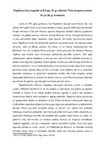 Eseja 'Napoleona karu sekas un Vīnes kongresa ietekme uz Eiropu 19. un 20.gadsimtā', 1.