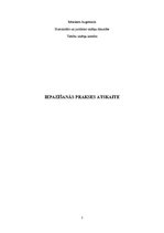 Prakses atskaite 'Iepazīšanās prakse', 1.