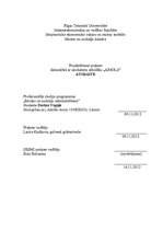 Prakses atskaite 'Projektēšanas prakses sabiedrībā ar ierobežotu atbildību "X" atskaite', 1.