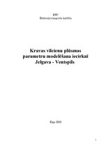 Diplomdarbs 'Kravas vilcienu plūsmas modelēšana', 1.