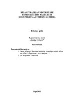 Eseja 'Itālijas renesanse un tās ietekme uz Rietumeiropu', 1.
