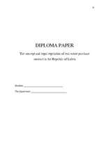Diplomdarbs 'Понятие и правовое регулирование договора купли недвижимого имущества в Латвийск', 3.