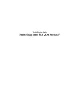Diplomdarbs 'Mārketinga plāns SIA "LM Jūrmala"', 2.