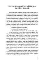 Referāts 'Eiropas Savienības vienotās valūtas - eiro - ieviešanas problēmas Latvijā', 8.