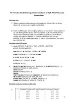 Konspekts 'Trešais praktiskais darbs SQL 2', 17.