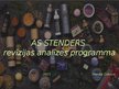 Prezentācija 'AS STENDERS revīzijas analīzes programma', 1.