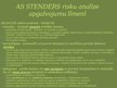 Prezentācija 'AS STENDERS revīzijas analīzes programma', 10.