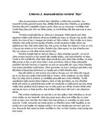 Eseja 'Liktenis Jāņa Jaunsudrabiņa romānā "Aija"', 1.