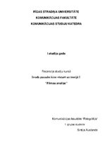 Eseja 'Ievads pasaules kino vēsturē un teorijā. Filmas "Ceļojums uz mēnesi" analīze', 1.