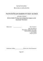 Referāts 'Kredīta ņemšanas iespējas un riski', 1.