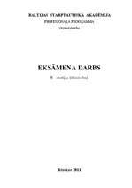 Referāts 'E-studijas (tālmācība)', 1.