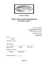 Referāts 'Darba vides un darba laika plānošana SIA "Ogres nami"', 1.