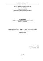 Diplomdarbs 'Simbolu sistēma jūras navigācijas kartēs', 1.