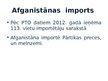 Prezentācija 'Afganistānas aspekts par dalību starptautiskajā tirgū un tās loma pasaules darbu', 22.