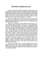 Eseja 'Paaudžu nomaiņas process', 1.