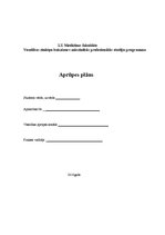 Prakses atskaite 'Aprūpes plāns', 2.