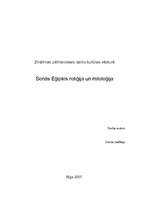 Referāts 'Senās Ēģiptes reliģija un mitoloģija', 1.