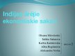 Prezentācija 'Indijas ārējie ekonomiskie rādītāji', 1.