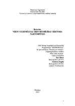 Referāts 'Viesu uzņemšanas jeb viesmīlības sektors: naktsmītnes', 1.