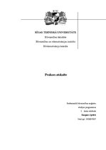 Prakses atskaite 'Prakses atskaite "Skonto Prefab"', 1.