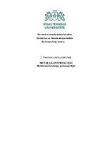 Paraugs '2.praktiskais darbs „Metāla konstrukcijju pamataprēķini”', 1.