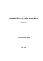 Referāts 'Jēkabpils tūrisma produkta raksturojums', 1.