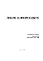 Biznesa plāns 'Reklāma pašnodarbinātajiem', 1.