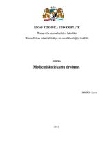 Paraugs 'Medicīnisko iekārtu drošums', 1.