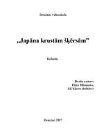 Referāts 'Japāna', 1.
