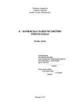 Referāts 'E-komercijas darījumu drošību tehnoloģijas', 1.