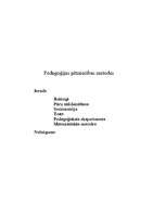 Referāts 'Pedagoģijas pētniecības metodes', 1.