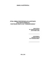 Referāts 'Pārskats par praksi AS "Parekss Banka"', 1.