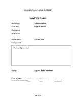 Paraugs 'Loģistikas sistēmas', 1.