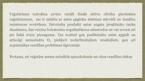Prezentācija 'Veģetāra diēta un spēka treniņi', 7.