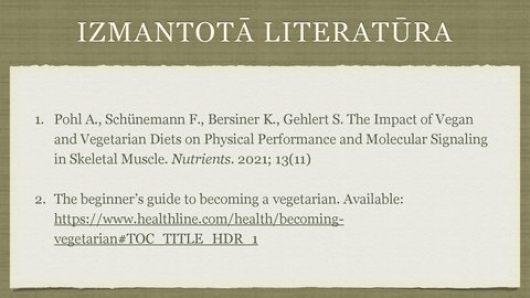 Prezentācija 'Veģetāra diēta un spēka treniņi', 11.