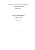 Referāts 'Ķermeņa apgleznošanas māksla', 1.
