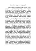 Eseja 'Klonēšana - posts vai ieguvums', 1.