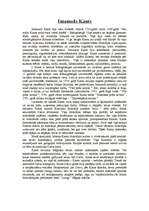 Konspekts 'Imanuels Kants', 1.