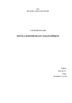 Paraugs 'Metāla konstrukcijju pamataprēķini', 1.