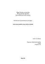 Referāts 'Saskarsmes īpatnības starp vīrieti un sievieti', 1.
