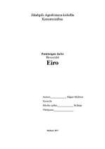 Referāts 'Eiro', 1.