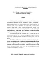 Referāts 'K.G.Jungs, viņa personības attīstība. Arhaiskais cilvēks un arhetipi', 1.