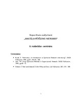 Konspekts 'Kvalitatīvā pētniecība un metodes', 1.