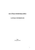 Referāts 'Kultūras pieminekļi Rīgā - Latvijas Universitāte', 1.