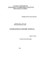 Referāts 'Pašapkalpošanās prasmju apgūšana', 1.